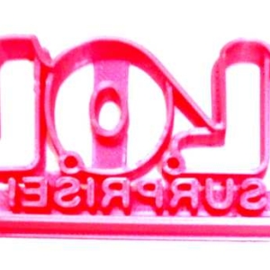 LOL Little Outrageous Littles Suprise Logo Cookie Cutter