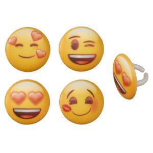 emoji Heart Assortment Rings 144 CT