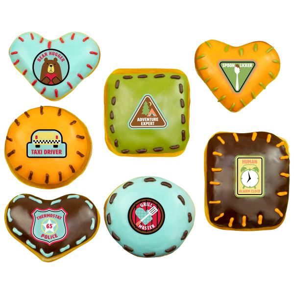 Dad Merit Badges Edible Image 12 CT - Image 2