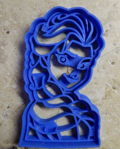 Frozen Elsa Face Cookie Cutter