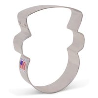 Snowman Face Cookie Cutter 4 1/4"