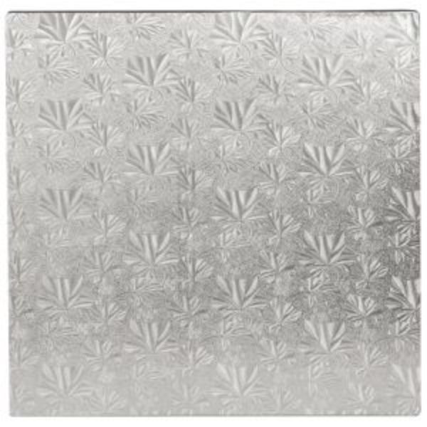 10" Silver SQUARE DBWL 24 CT