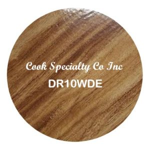 10″ Wood Grain Round Drum EA