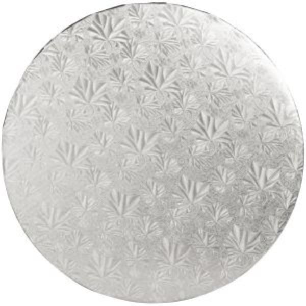 14" Silver Round Drum EA