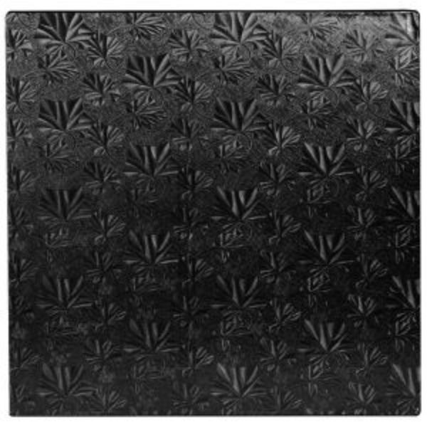 12" Black SQUARE Drum EA