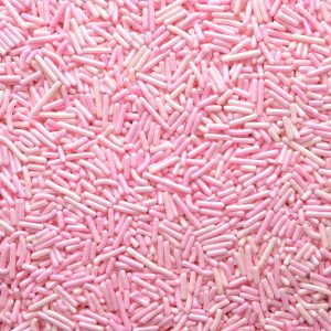 Pink Pearlized Sprinkle Bits 5 LB