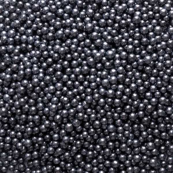 Silver Metallic Beads (4mm) 5 LB