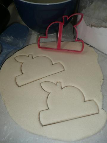 Apple with Blank Banner Cookie Cutter - Image 2