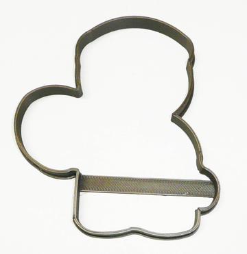 Gingerbread with Candy Cane Cookie Cutter