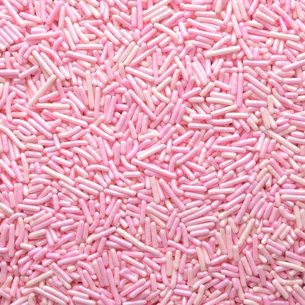 Pink Pearlized Sprinkle Bits 6 OZ