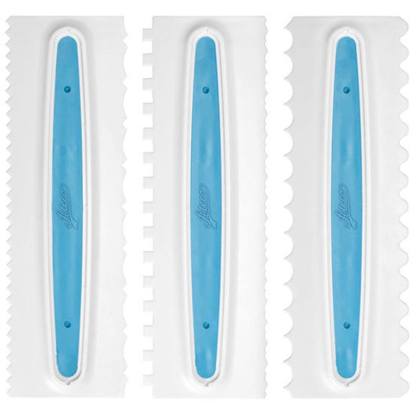 Icing Comb Set 3 Pieces 6 Designs