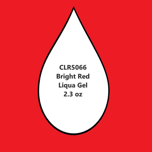 Bright Red 2.3 Fluid OZ Liqua Gel
