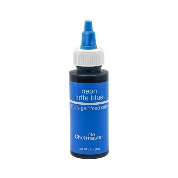Neon Brite Blue 2.3 Fluid OZ Liqua Gel