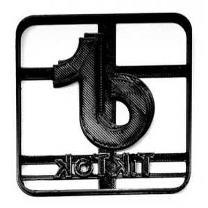 Tik Tok with Square Cookie Cutter