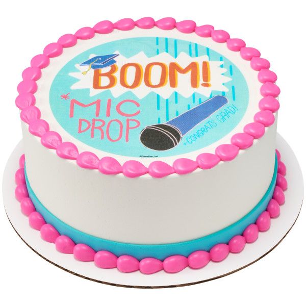 Mic Drop Grad Edible Image 12 CT - Image 2