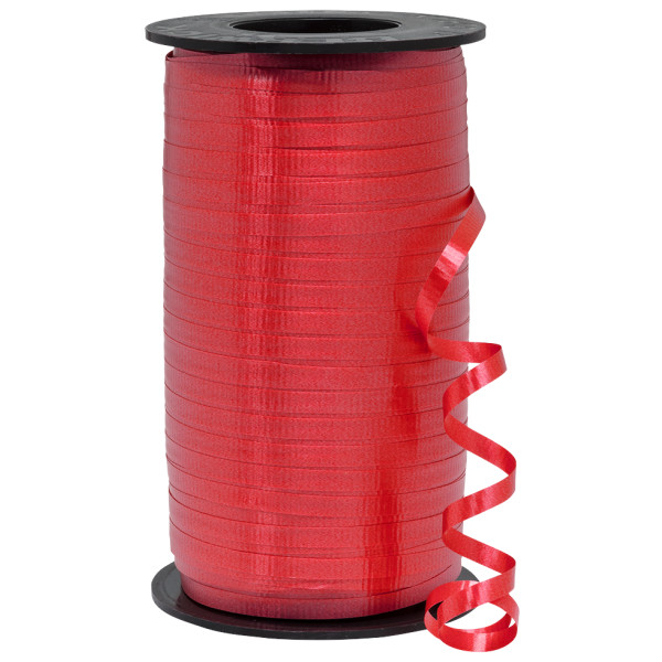 Curling Ribbon Hot Red 3/16" 500 yards
