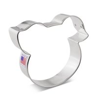Pig Face Cookie Cutter 4" x 3.5"