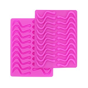 Gummy Worm Silicone Mold 2 pack