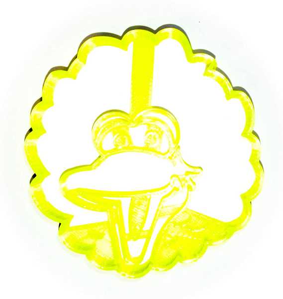 Big Bird Face Sesame Street Cookie Cutter