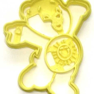 Funshine Yellow Care Bear Cookie Cutter