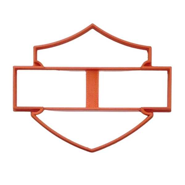 Harley Davidson Logo Outline Cookie Cutter