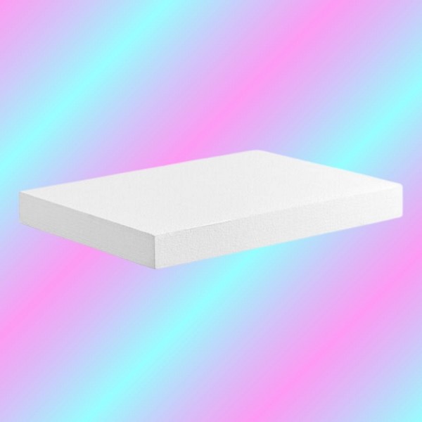 1/2 Sheet Styro 12" x 16" x 6" Tall