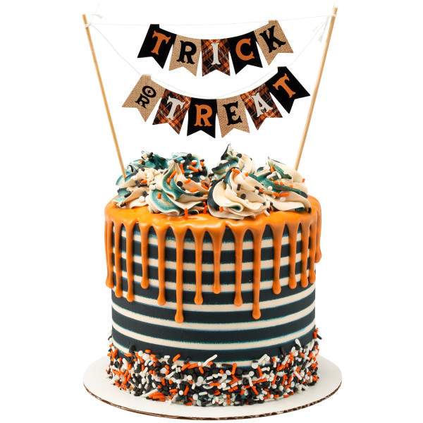 Trick or Treat Banner Layon 6 CT - Image 2