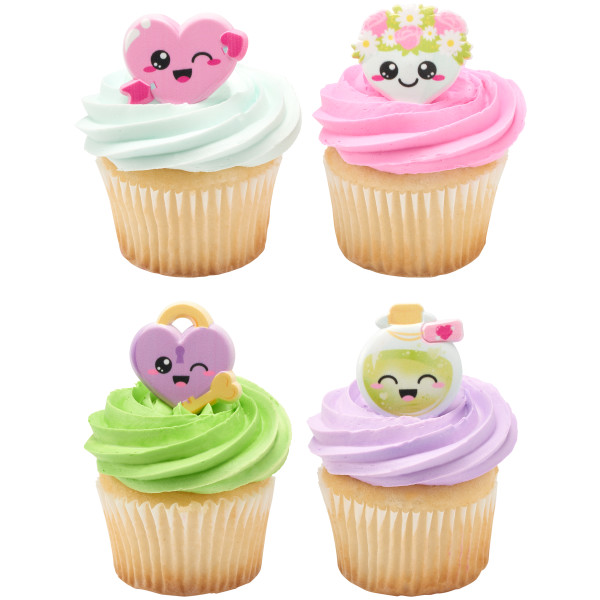 Valentine Cutie Cupcake Rings 144 CT - Image 2