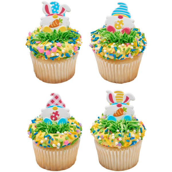 Easter Gnome Cupcake Rings 144 CT - Image 2