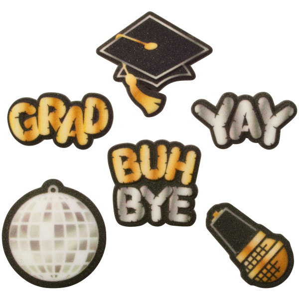 Yay Grad Assortment Dec-Ons 72 CT