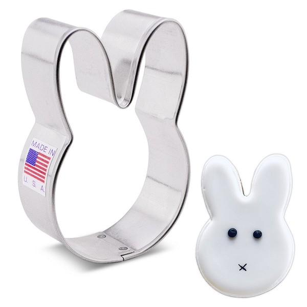 Cute Bunny Head Cookie Cutter 3" EA