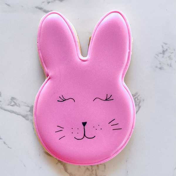 Cute Bunny Head Cookie Cutter 3" EA - Image 2