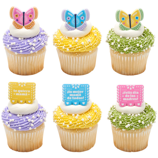 Le Mejor Mama de Todas Cupcake Rings 72 CT - Image 2