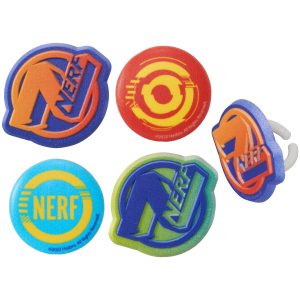 Nerf On Target Cupcake Rings 144 CT