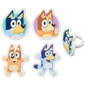 Bluey So Much Fun Cupcake Rings 72 CT