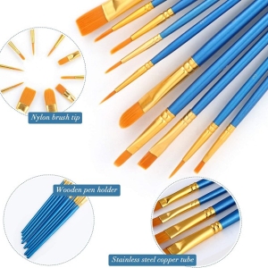 Paint Brushes Assorted 10 CT