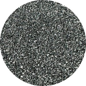 Pearl Silver (Gun Metal) Sanding Sugar 5 LB