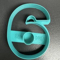 Number 6/9 Cookie Cutter