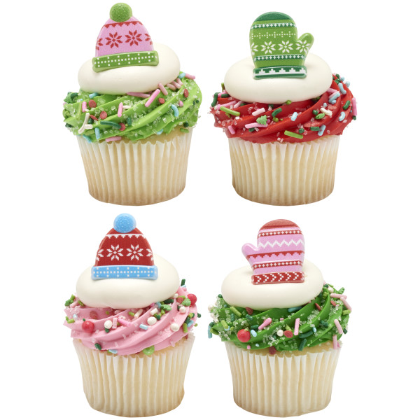 Winter Hat & Mittens Cupcake Rings 144 CT - Image 3