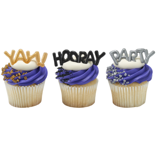 Mini Metallic Balloon Words Layons 72 CT - Image 3