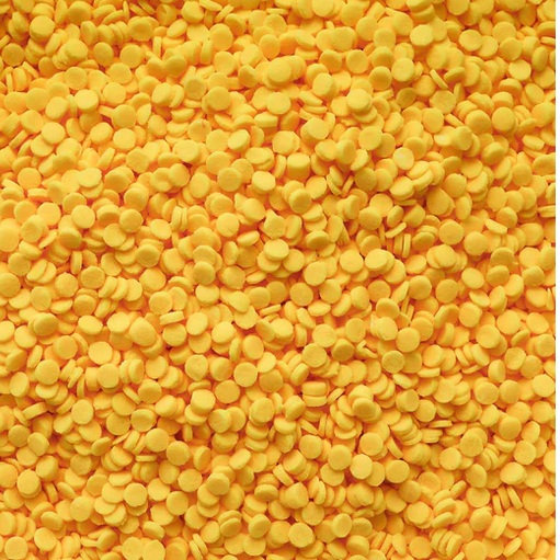 Yellow Mini Confetti Quins 5 OZ