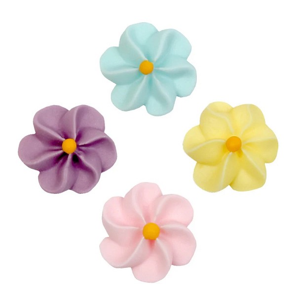 Drop Flower Royal Icing Decorations Assortment 768 CT