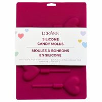 Silicone Hearts Lollipop Mold Each
