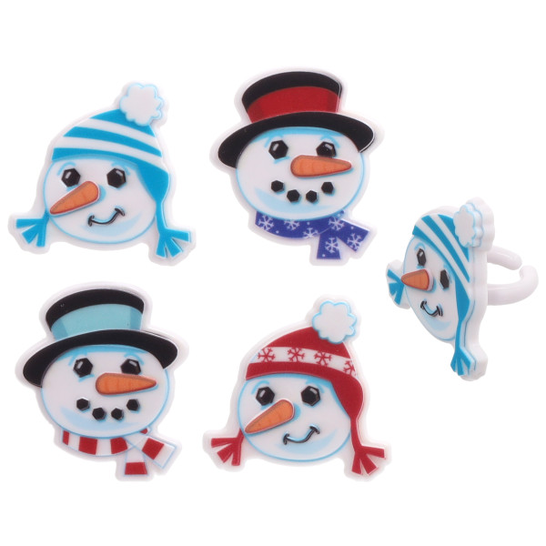 Snowman Freinds Cupcake Ring 144 CT - Image 2