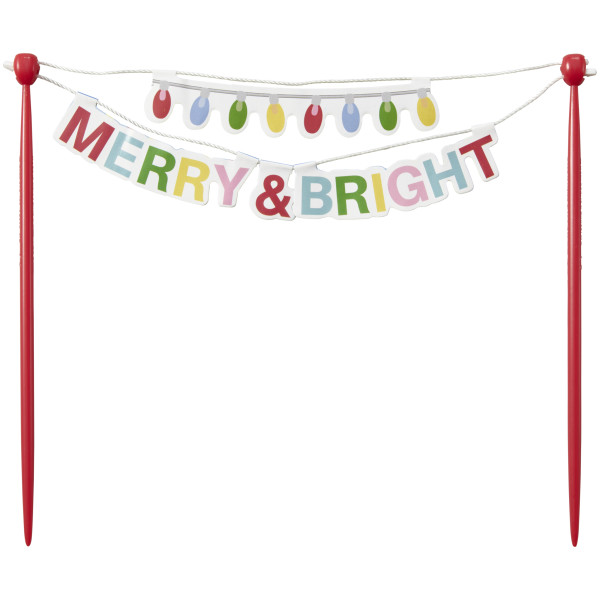 Merry & Bright Banner Layon 6 CT