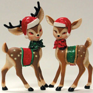 Elegant Christmas Reeindeer 24 CT