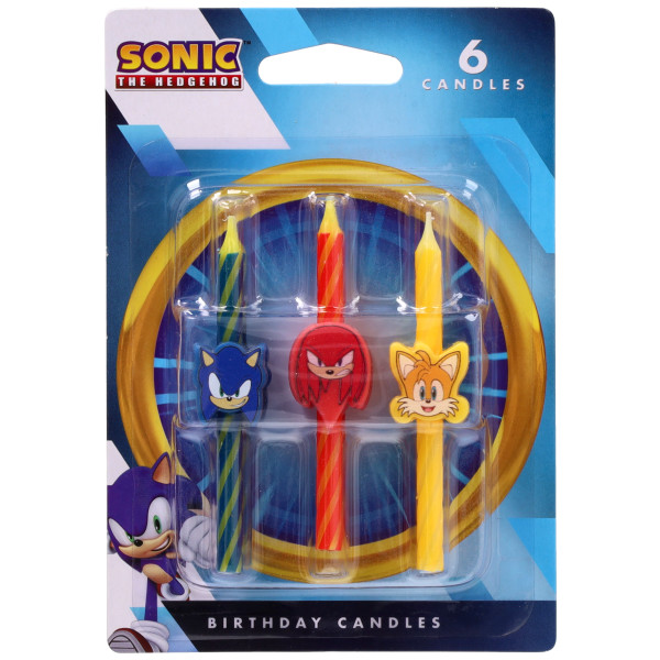 Sonic, Knuckles & Tails Icon Candle 6 CT