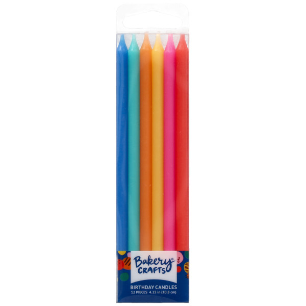 Tall Bright Smooth Candle 12 CT