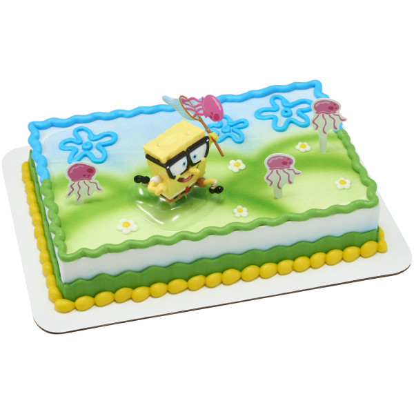 SpongeBob SquarePants Jellyfish Fields DecoSet EA