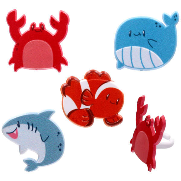 Beach Buddies Cupcake Rings 144 CT - Image 2